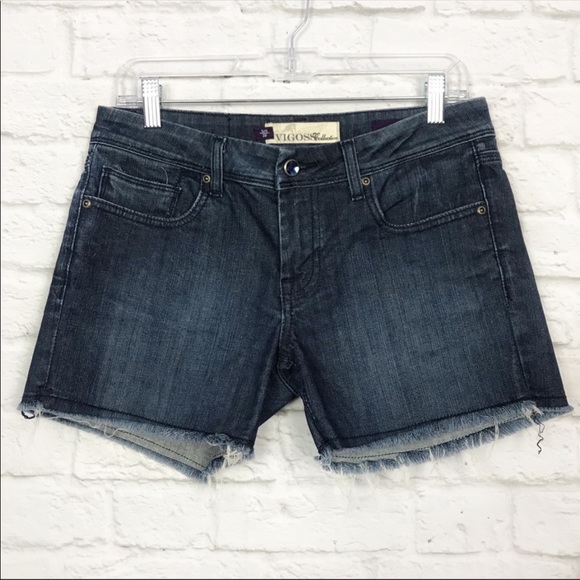 Vigoss Collection Fringe Raw Hem Cutoff Limited Edition Sz 28 Shorts Summer Gems - Picture 9 of 14